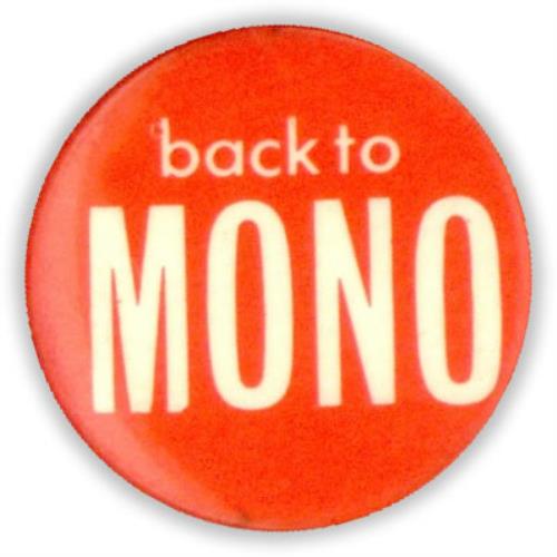 Phil Spector Back To Mono UK badge (420535) BADGE